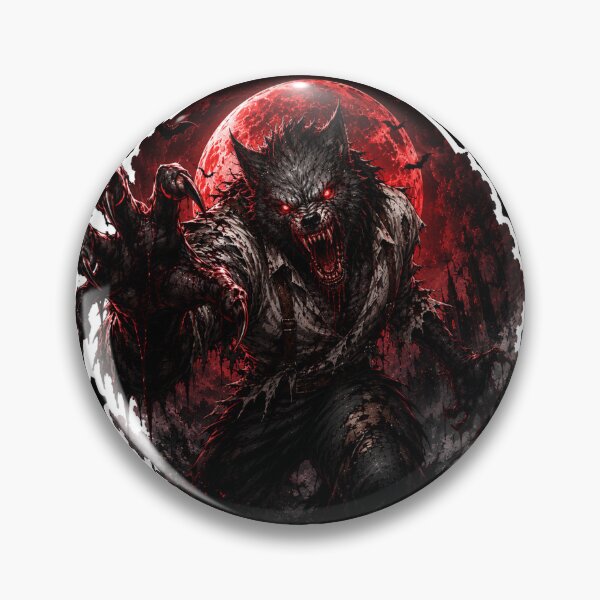 Item preview, Werewolf Halloween Art – Dark Wolf Monster Horror Design designed and sold by SMARTKIT  DESIGNAGENCY.