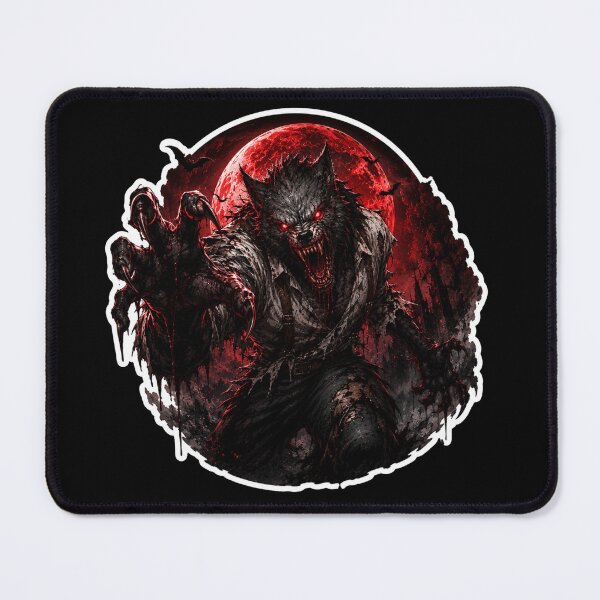 Item preview, Werewolf Halloween Art – Dark Wolf Monster Horror Design designed and sold by SMARTKIT  DESIGNAGENCY.