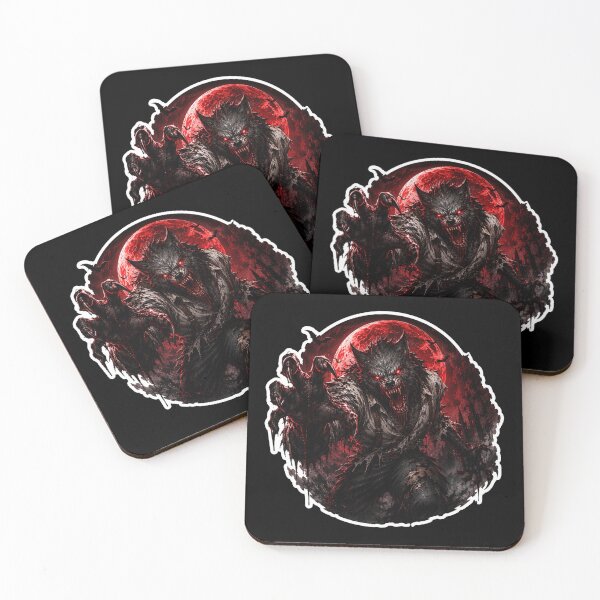 Item preview, Werewolf Halloween Art – Dark Wolf Monster Horror Design designed and sold by SMARTKIT  DESIGNAGENCY.