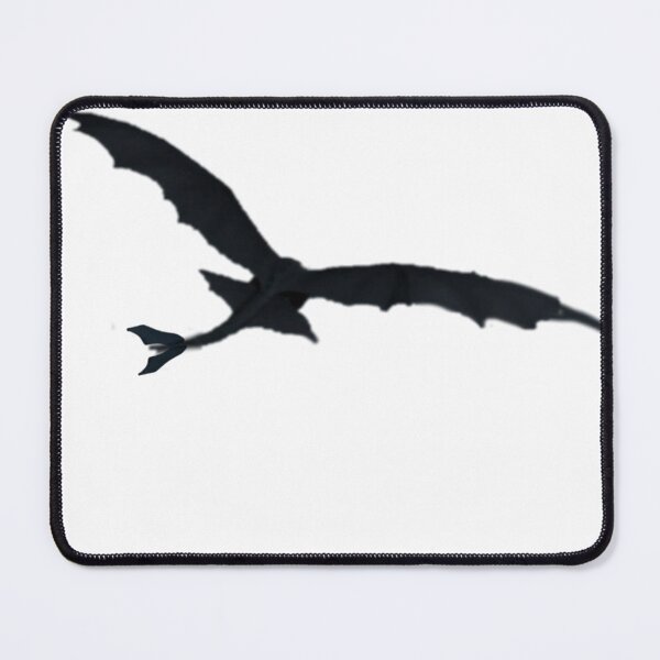 Item preview, Black dragon flying designed and sold by meowdy-there.