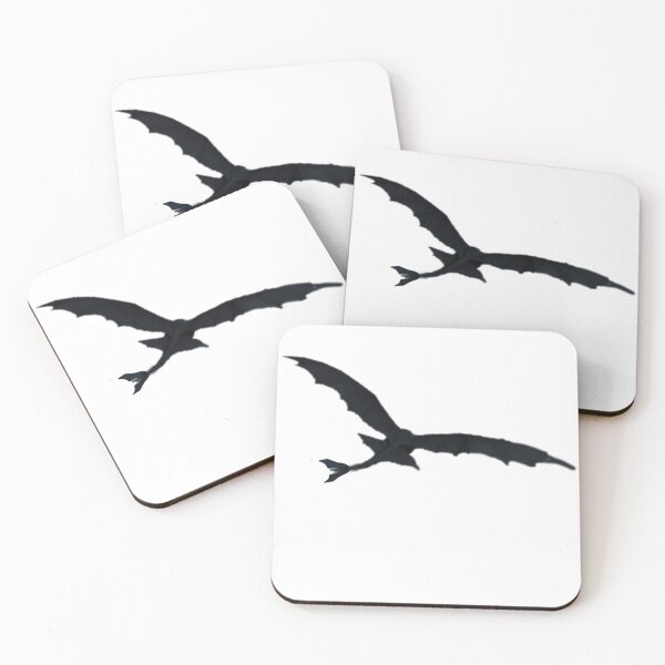 Item preview, Dragón negro volando designed and sold by meowdy-there.