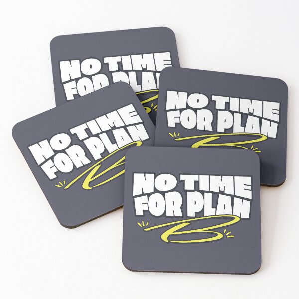 Item preview, No Time for Plan B Motivational Typography Design designed and sold by PrintandJoy.