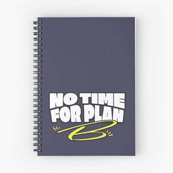 Artikelvorschau, Keine Zeit für Plan B: Motivierendes Typografie-Design entworfen und verkauft von PrintandJoy.
