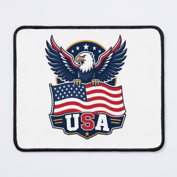 Item preview, American Eagle and Flag designed and sold by Irakalu.