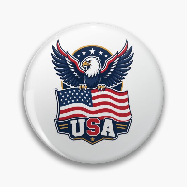 Item preview, American Eagle and Flag designed and sold by Irakalu.