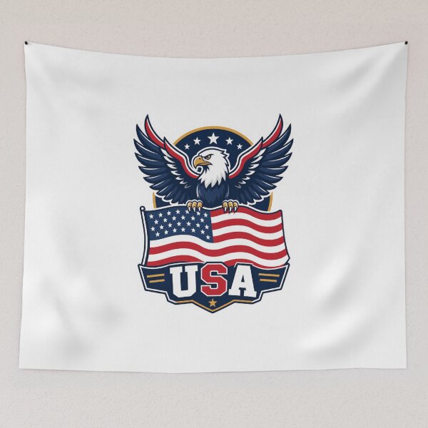 Item preview, American Eagle and Flag designed and sold by Irakalu.