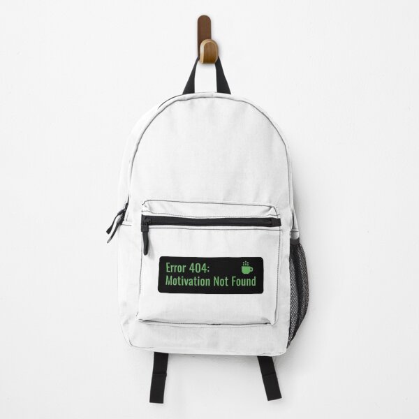 Item preview, Error 404 Motivation Not Found Sticker designed and sold by StikerChuns.