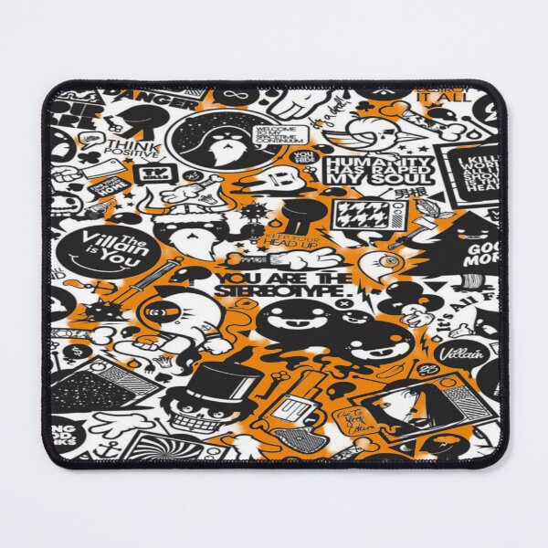 Item preview, Edgy Black and White Sticker Bomb - Cynical Collage, Skulls and Alternative Quotes designed and sold by RAYBIL.
