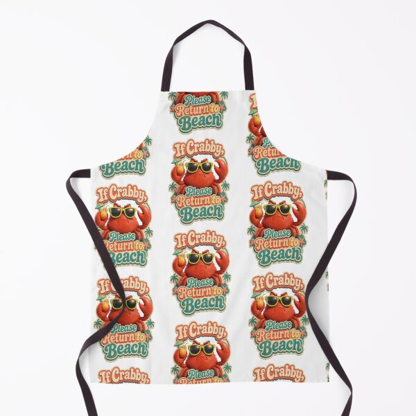 Item preview, Retro Crabby Beach Return Sticker designed and sold by mo-carnival.