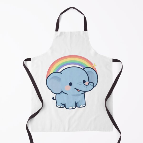 Item preview, Cute Baby Elephant: Rainbow Decoration, Kawaii Sticker designed and sold by DigitfanStudio.
