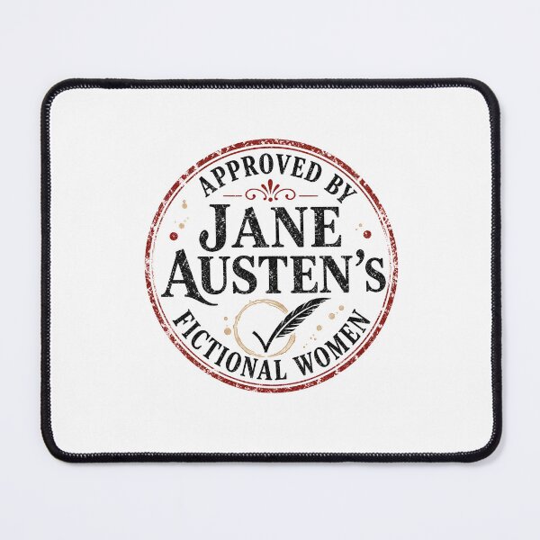 Item preview, Approved By Jane Austen Fictional Women Pride and Prejudice Stamp designed and sold by Fenay Designs.