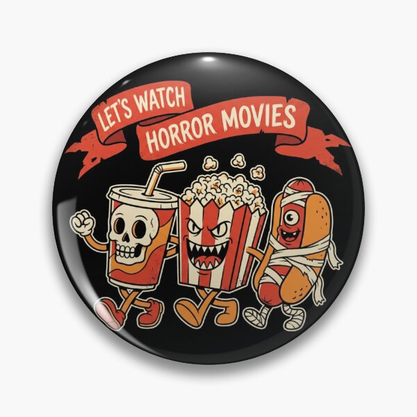Item preview, Let's Watch Horror Movies Halloween Snack Shirt designed and sold by TeNovaStudio.