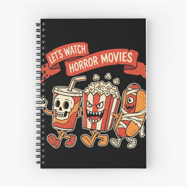 Item preview, Let's Watch Horror Movies Halloween Snack Shirt designed and sold by TeNovaStudio.