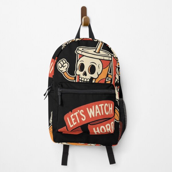 Item preview, Let's Watch Horror Movies Halloween Snack Shirt designed and sold by TeNovaStudio ⭐⭐⭐⭐⭐.