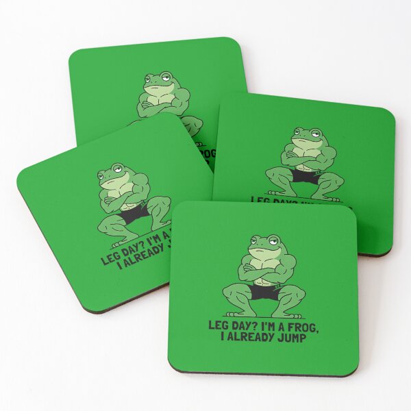Item preview, Leg Day? I'm A Frog I Already Jump, Funny Gym Humor, Fitness Frog designed and sold by andromeda-redd.