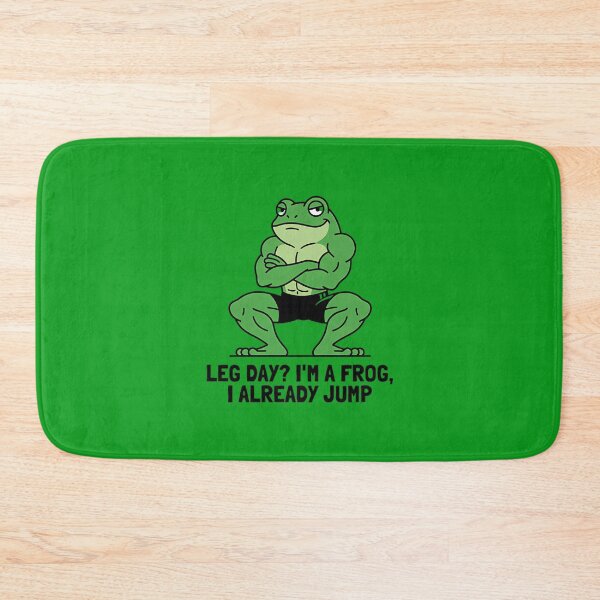 Item preview, Leg Day? I'm A Frog I Already Jump, Funny Gym Humor, Fitness Frog designed and sold by andromeda-redd.