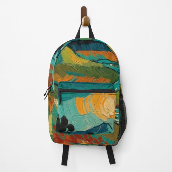 Item preview, Autumn River - Impasto Impressionist Landscape Painting designed and sold by Nexus Space.