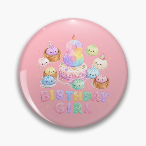Item preview, Cute Dim Sum Eighth Birthday Girl Party designed and sold by bosamji.