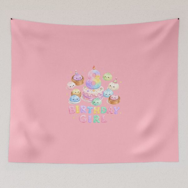 Item preview, Cute Dim Sum Eighth Birthday Girl Party designed and sold by bosamji.