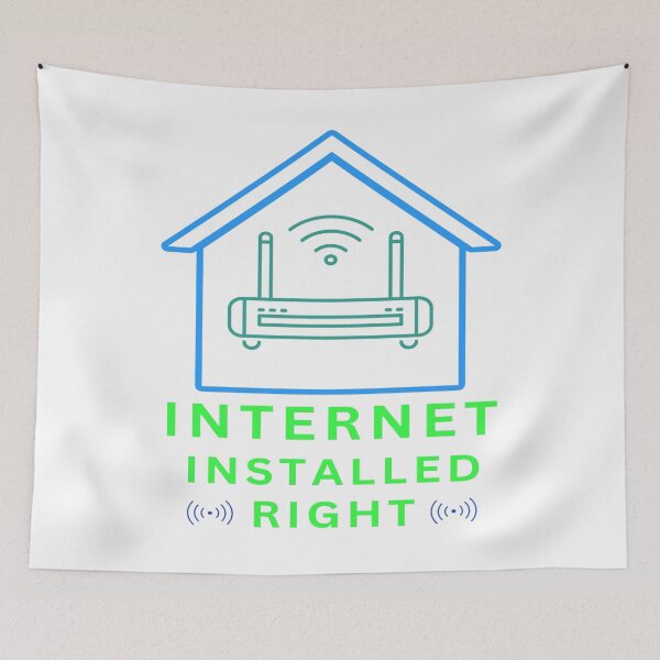 Item preview, Internet Installed Right designed and sold by FiberatWorkTechs.