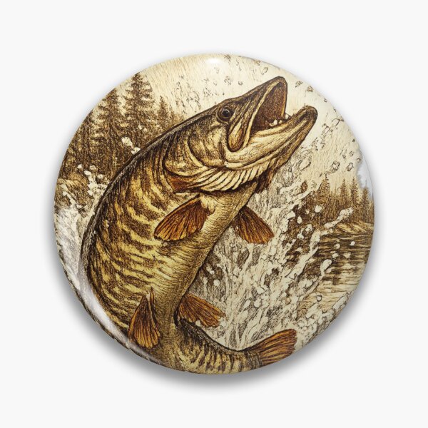 Item preview, Muskellunge Explosive Strike designed and sold by KrungiT Design .