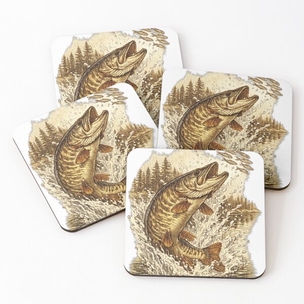 Item preview, Muskellunge Explosive Strike designed and sold by KrungiT Design .