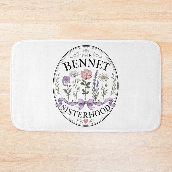 Item preview, The Bennet Sisterhood Pride and Prejudice Floral Emblem designed and sold by Fenay Designs.