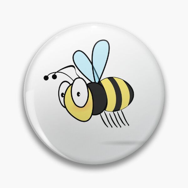 Item preview, Cute Kawaii Bee Cartoon – Adorable Happy Bumble Bee Illustration designed and sold by     Sela Art .