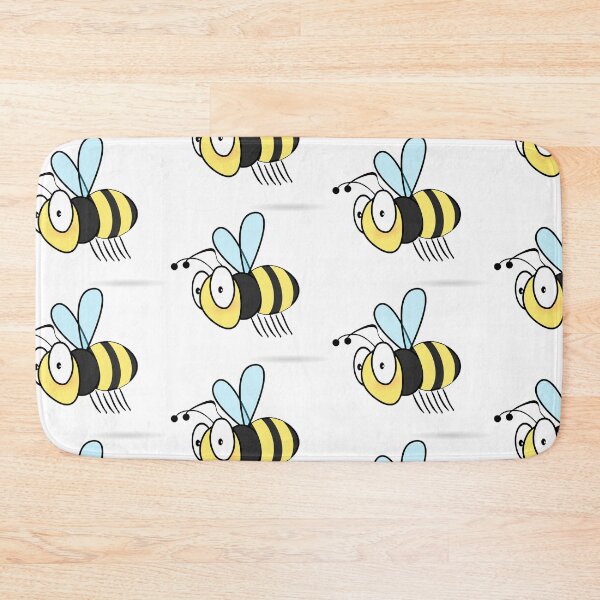 Item preview, Cute Kawaii Bee Cartoon – Adorable Happy Bumble Bee Illustration designed and sold by     Sela Art .