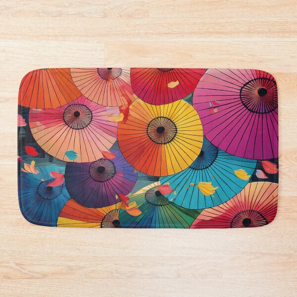 Item preview, Beautiful colorful Japanese umbrella art designed and sold by Photopat.