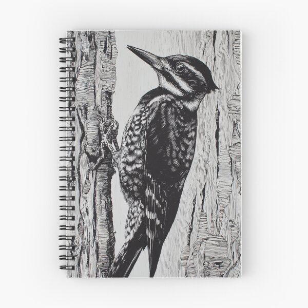 Item preview, A Woodpecker clinging to tree bark, Birds in Motion designed and sold by CDC40.
