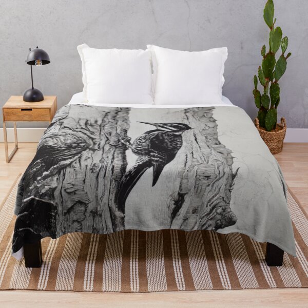 Item preview, A Woodpecker clinging to tree bark, Birds in Motion designed and sold by CDC40.
