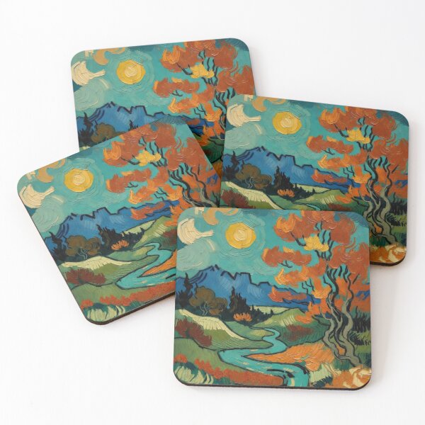 Item preview, Mountain Stream - Heavy Impasto Impressionist Painting designed and sold by Nexus Space.