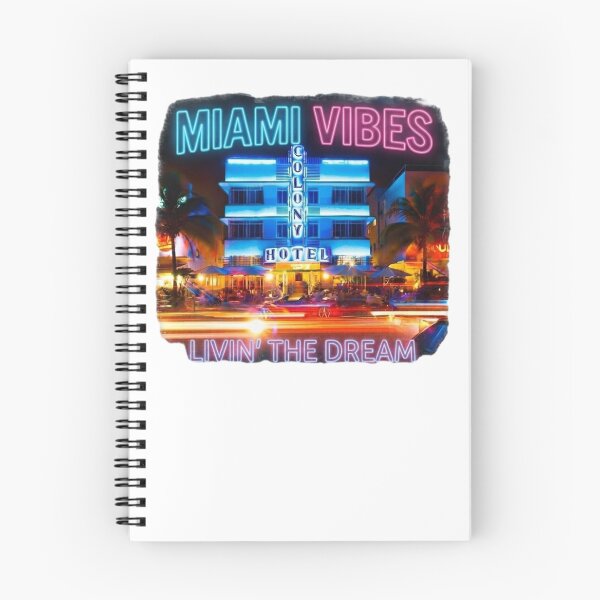 Item preview, Livin The Dream Miami Vibes Florida Shirt Hoodie designed and sold by WishArtDesign.
