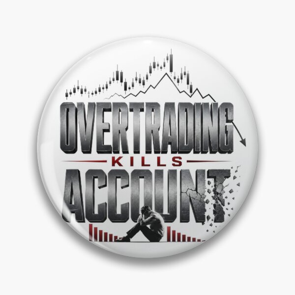 Item preview, Overtrading Kills Account Forex Trader Typography designed and sold by PipForgeStudio .