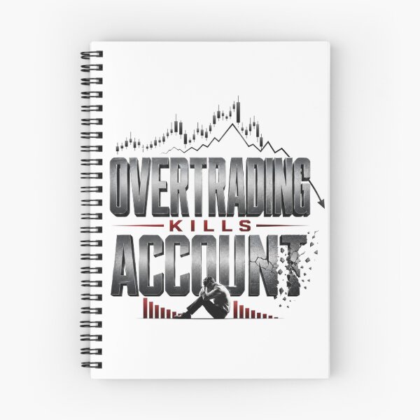 Item preview, Overtrading Kills Account Forex Trader Typography designed and sold by PipForgeStudio .