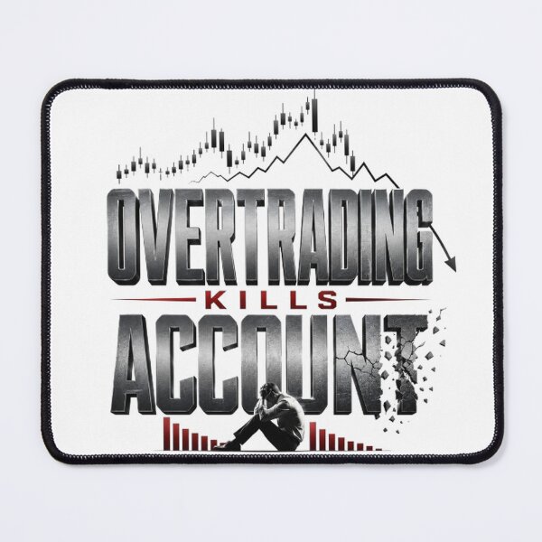 Item preview, Overtrading Kills Account Forex Trader Typography designed and sold by PipForgeStudio .
