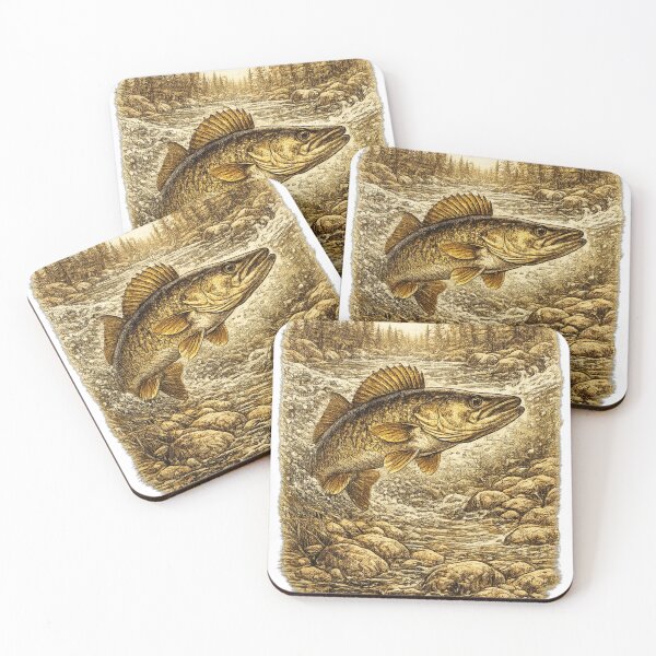 Item preview, Walleye River Hunter designed and sold by KrungiT Design .