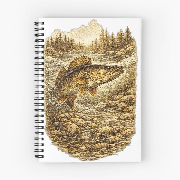 Item preview, Walleye River Hunter designed and sold by KrungiT Design .