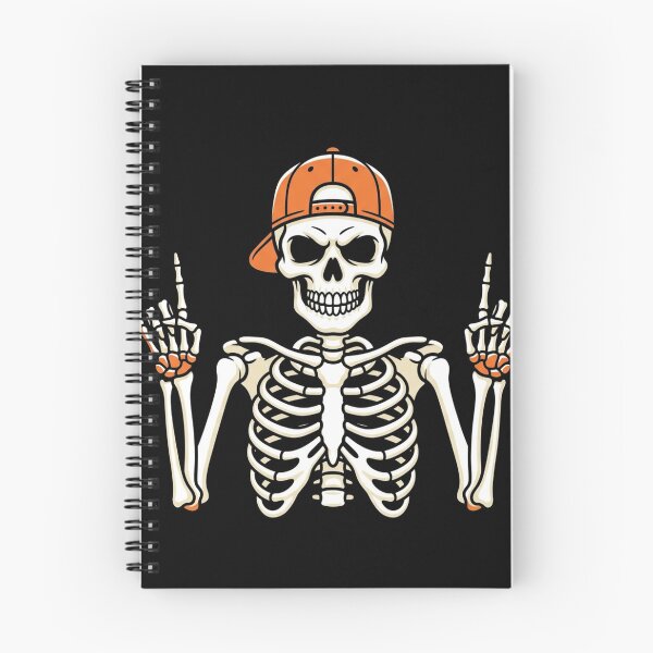 Item preview, Retro Rocker Skeleton Backwards Hat Halloween Shirt designed and sold by TeNovaStudio.