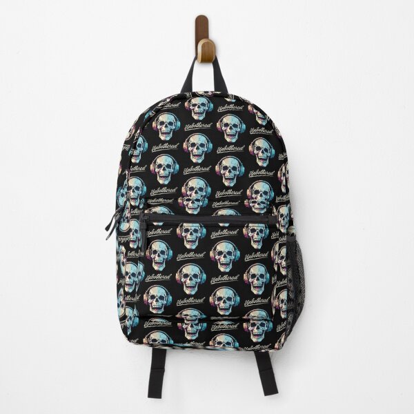Item preview, Unbothered Skull and Headphones designed and sold by threadsjam.