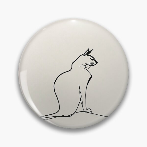 Item preview, Minimalist Cat sitting on the roof designed and sold by lautir.