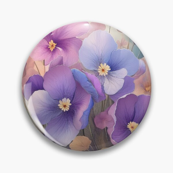 Item preview, Bouquet of  colorful violets designed and sold by Photopat.