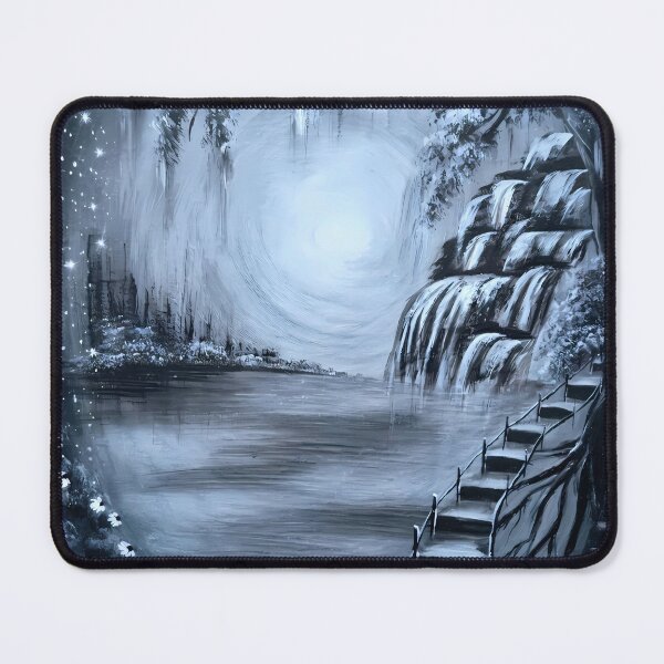 Item preview, Moonlit Waterfall Enchantment designed and sold by ArtByIness.