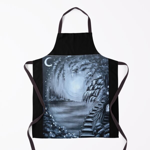 Item preview, Moonlit Waterfall Enchantment designed and sold by ArtByIness.