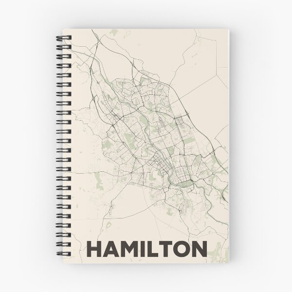 Item preview, Hamilton New Zealand Map designed and sold by MapsNerd.