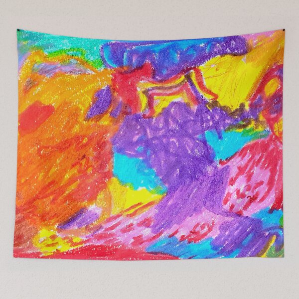 Item preview, orange abstract designed and sold by Tereza Pilar  Art.