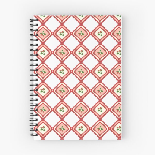 Item preview, Cute Red and Pink Strawberry Surface Pattern Repeatable designed and sold by eriscreates.