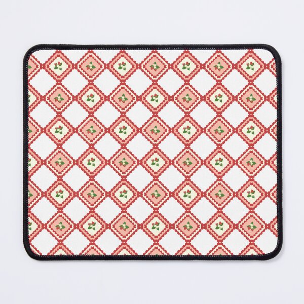 Item preview, Cute Red and Pink Strawberry Surface Pattern Repeatable designed and sold by eriscreates.