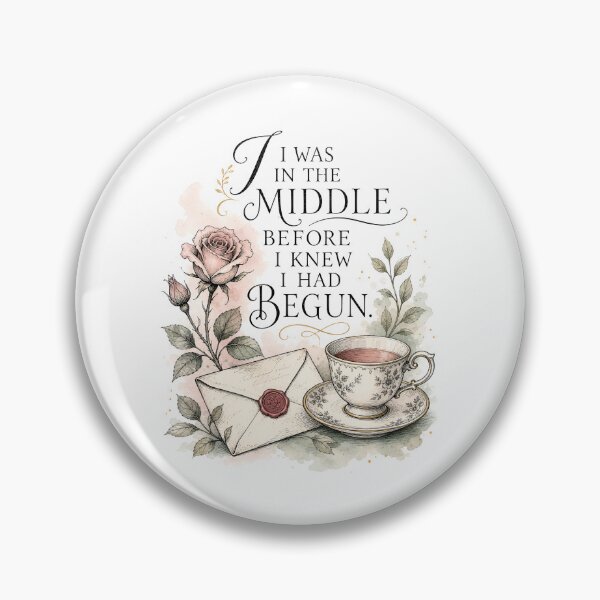 Item preview, I Was In The Middle Pride and Prejudice Tea and Letter Art designed and sold by Fenay Designs.